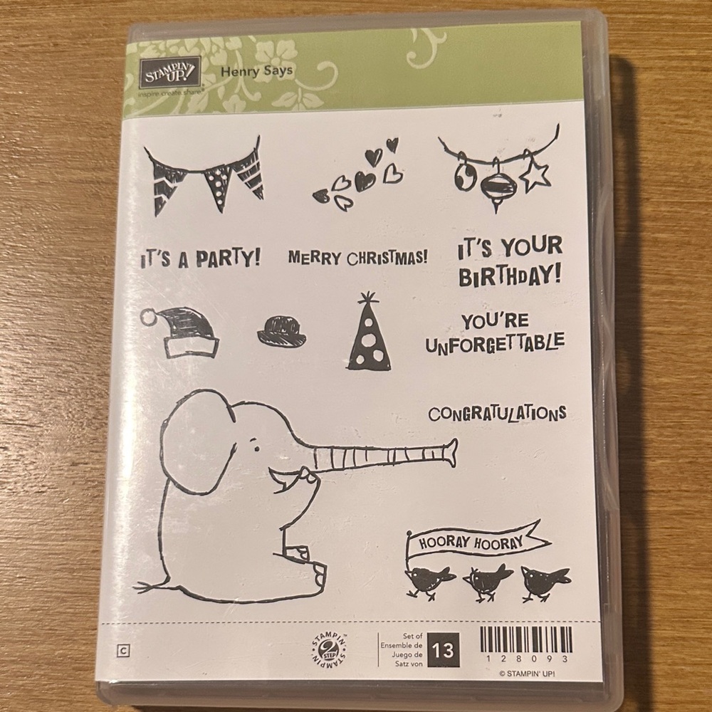 Stampin' Up! 'Henry Says'  Stamp Set